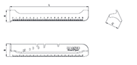 3/4 to 2-1/2 Inch (in) Nominal Diameter Aluminum Compressed Air Pipe Marking Tools - 2