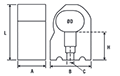 3 to 8 Inch (in) Nominal Diameter Aluminum Compressed Air Fixing Clips - 2