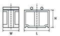 3 to 8 Inch (in) Nominal Diameter Aluminum Compressed Air Spacer for Fixing Clips - 2